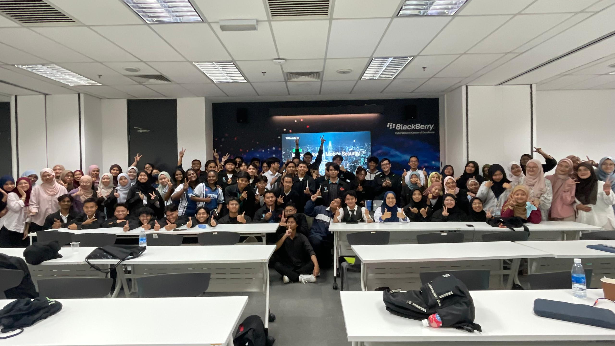 From Campus to Cyber Frontlines: UMPSA Students Dive into Real-World Cybersecurity at BlackBerry Cybersecurity Center of Excellence